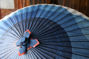 Janome umbrella [Ishitoshi white indigo dyeing 2024 Yamanami]