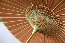 Load image into Gallery viewer, Parasol [double-lined openwork pattern “hemp leaf” x persimmon tannin]
