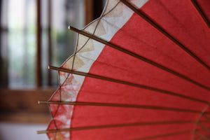 Parasol [Ajiro-Nokiyakko, rosa x teñido de neblina].