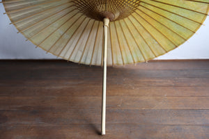 日傘【二重張 かすみ染め 菜の花×白】（女竹）