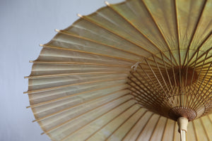 Sombrilla [Doble, teñida de amarillo y blanco Kasumi] (Bambú hembra)