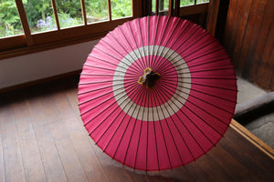 Janome Umbrella [middle tension purple black x white chalk]