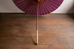 Parasol [double layered, reddish purple x openwork pattern "lattice"]