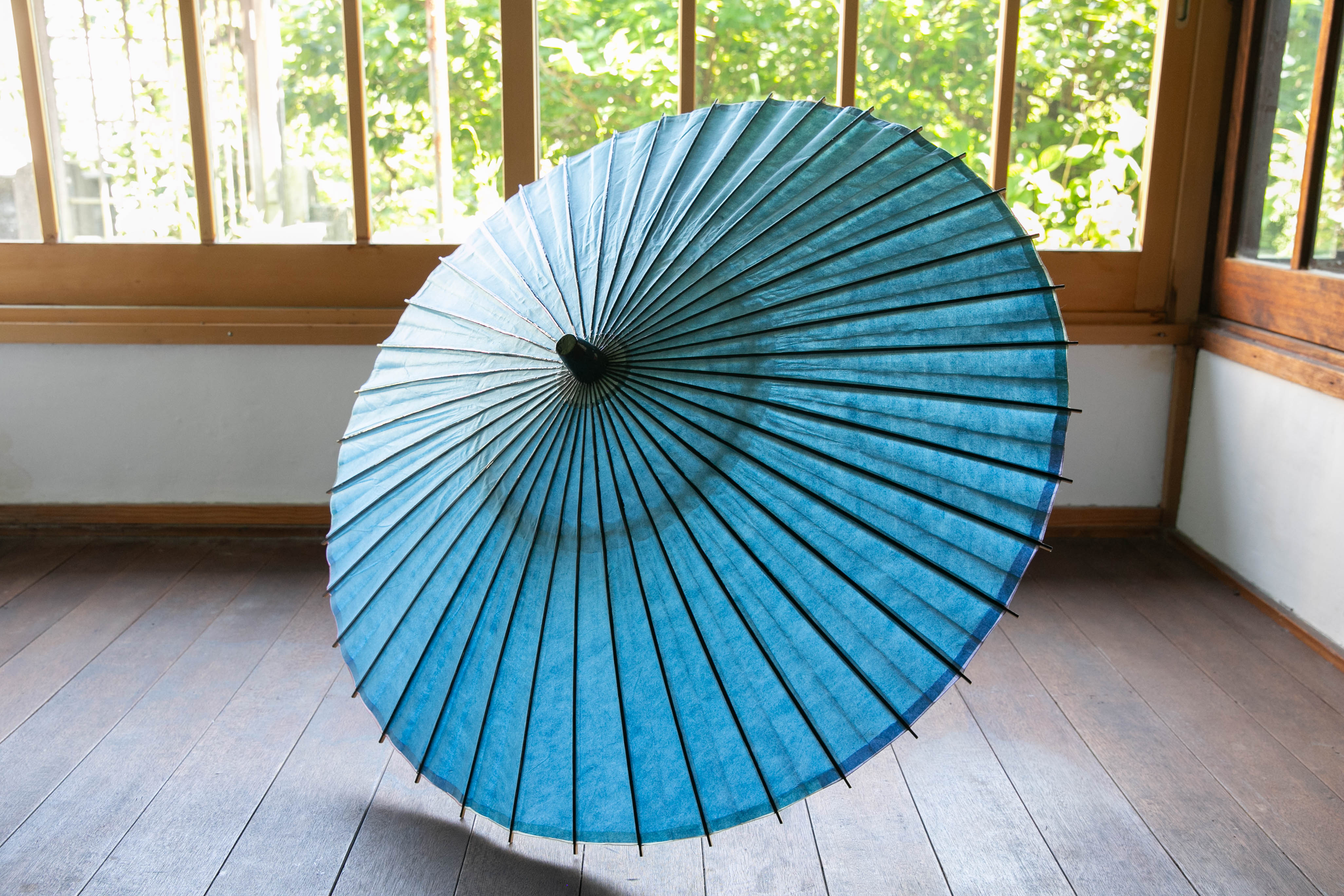 Parasol [Light blue (colorful eaves)] – 和傘CASA
