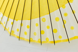 Paraguas Janome [Tsukiyoko Yellow x Glass Button]