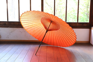 蛇の目傘【オレンジ】 - 和傘CASA