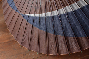 Janome umbrella [crossed persimmon juice x indigo dye (white)]