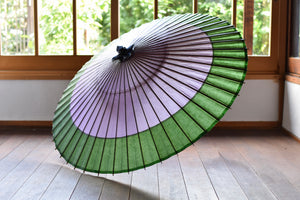 Janome 雨伞 [Nokiyako 淡紫色 x 绿色]