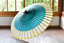 Load image into Gallery viewer, Janome Umbrella [Nokiyakko Turquoise x Glass Button]
