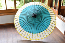 Load image into Gallery viewer, Janome Umbrella [Nokiyakko Turquoise x Glass Button]
