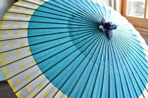Janome 雨伞 [Nokiyako 绿松石 x 玻璃纽扣]