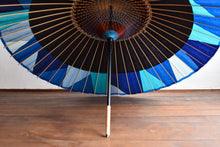 Load image into Gallery viewer, Janome Umbrella [Nokidatsu Black x Cut Joint (Blue)]
