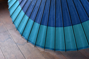 Janome 雨伞 [Nokidako 蓝色 x 绿松石色]