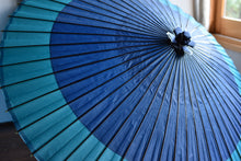 将图片加载到图库查看器，Janome 雨伞 [Nokidako 蓝色 x 绿松石色]
