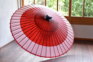 Janome 雨伞 [Nokiyoko 红色 x 交错条纹]