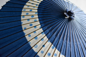 Janome Umbrella [Crescent Moon Blue x Glass Button]