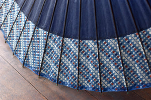 Janome Umbrella [Nokiyakko Navy Blue x Lattice Pattern]