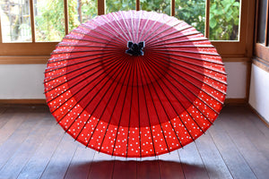 Janome Umbrella [Nokiyakko Red x Polka Dot]