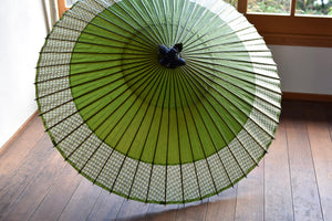 Janome 雨伞 [Nokiyako Uguisu x 圆形图案]