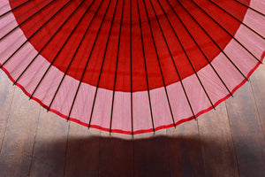 Paraguas Janome [Nokiyoko Red x raya escalonada]