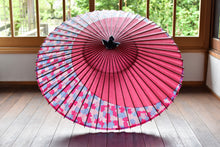 Cargar imagen en el visor de la galería, Paraguas Janome [Tsukiyoko Pink x Hydrangea] (azul claro)
