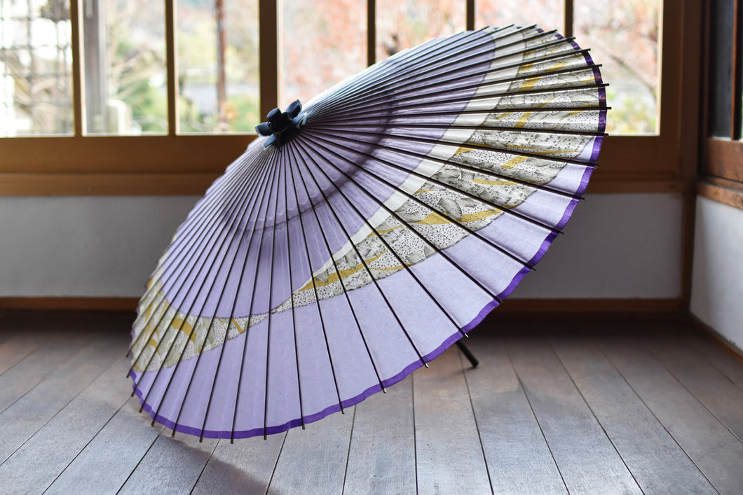 Janome Umbrella [Crossed Lavender x Kafuu (White)]