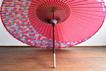 Load image into Gallery viewer, Janome Umbrella [Tsukiyoko Pink x Hydrangea] (light blue)

