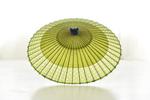 Load image into Gallery viewer, Janome Umbrella [Kenyako Uguisu-iro x Glass Button]
