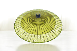 Janome Umbrella [Kenyako Uguisu-iro x Glass Button]