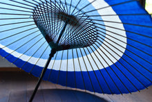 Cargar imagen en el visor de la galería, Paraguas Janome [Luna Creciente Azul Claro x Azul]
