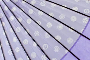 Janome Umbrella [Nokiyakko Glass Button x Lavender]