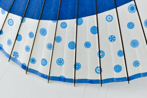 Paraguas Janome [Tsukiyoko Blue x Glass Button]