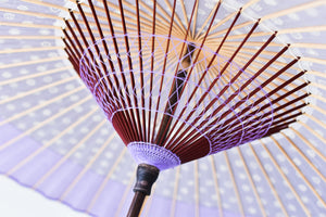 Janome Umbrella [Nokiyakko Glass Button x Lavender]