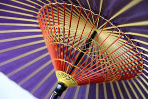 蛇の目傘【紫色】 - 和傘CASA