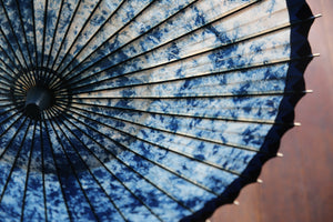 Parasol [AjiroNokiyakko BlueGalaxy x indigo dyeing]
