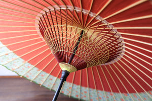 Janome Umbrella [Nokiyakko orange x floral pattern]