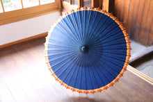 Load image into Gallery viewer, Parasol [Ajiro-Nokiyakko Gujo Honzome x Kakishibu Dyeing]
