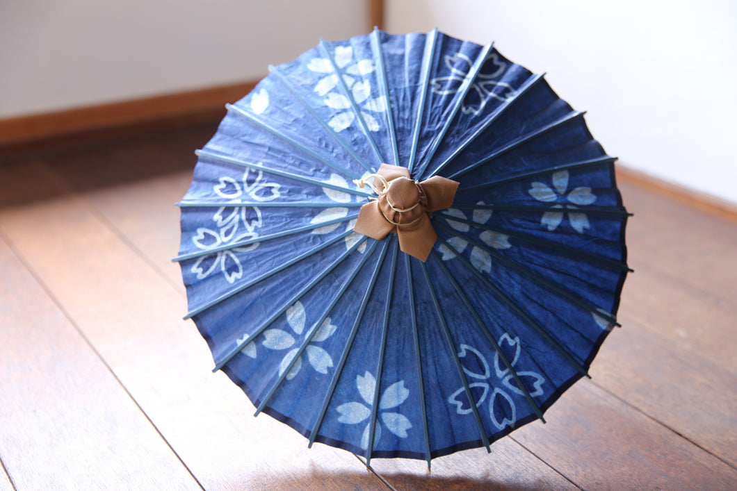 Paraguas Japonés Mame【Flor Balsa Teñida Gujo A】