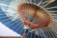 Load image into Gallery viewer, Jano-me gasa (Japanese umbrella) [Indigo dyeing of Itoshiro - Aizome 2022 Sukeroku Shikaku]
