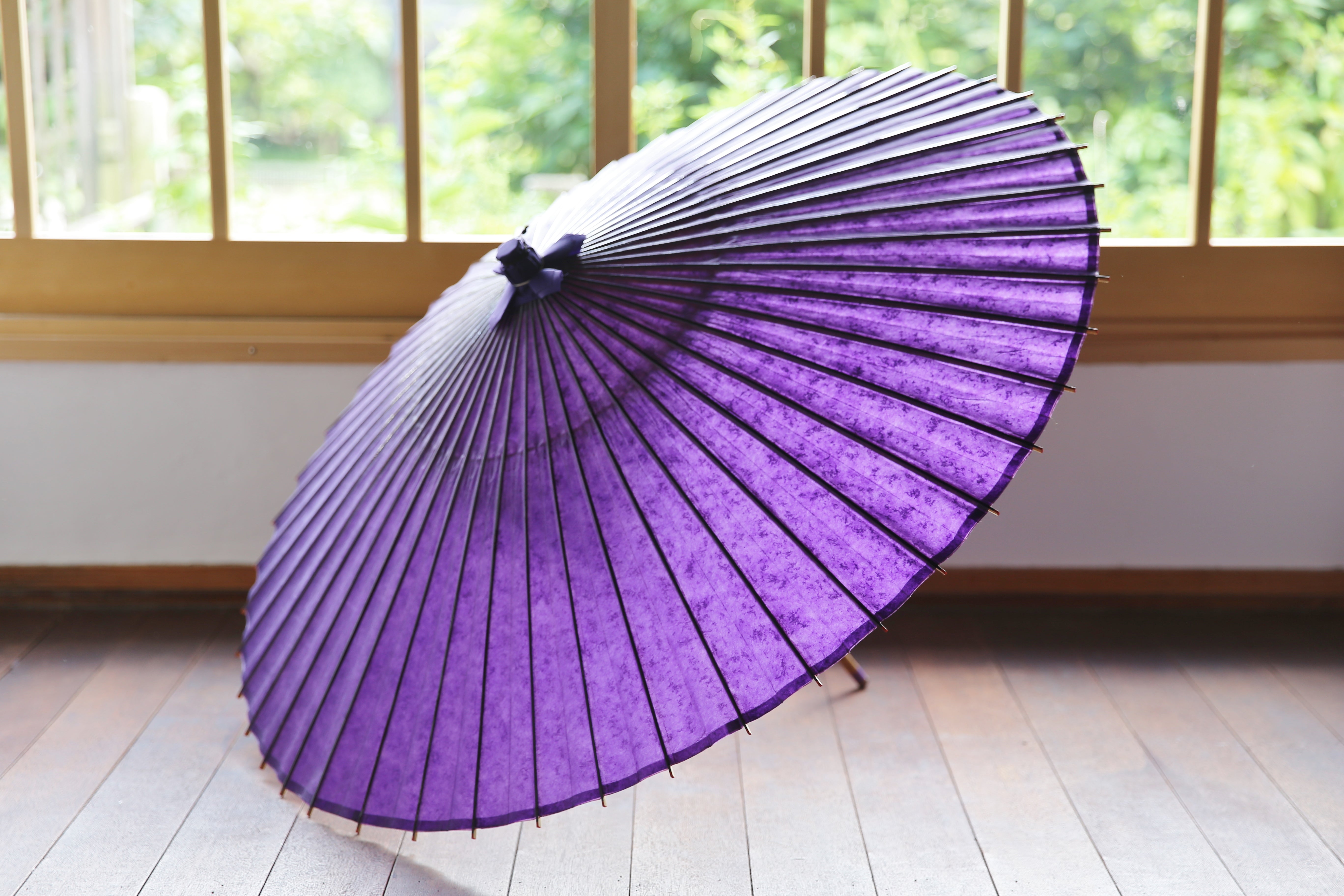 蛇の目傘【紫】 – 和傘CASA