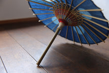 Load image into Gallery viewer, Mame Japanese umbrella [Ittetsu white indigo dyed polka dots]
