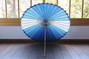 Ajiro parasol [Ittetsu white indigo dye 2021 fan]