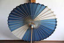 Load image into Gallery viewer, Ajiro parasol [Ittetsu white indigo dye 2021 fan]
