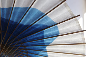日傘【石徹白藍染　波紋】 - 和傘CASA