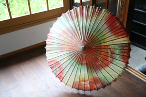 Parasol [Ajiro double lining, Kasumi dyeing, Pomegranate]