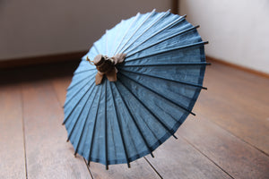 Paraguas japonés Mame [Ittetsu White Indigo Dye Indigo]