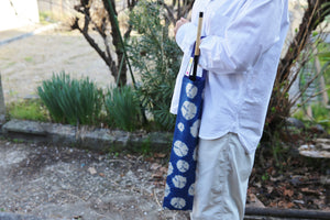 CASAオリジナル日傘用手提げ袋【有松絞/美濃手漉き和紙】 - 和傘CASA